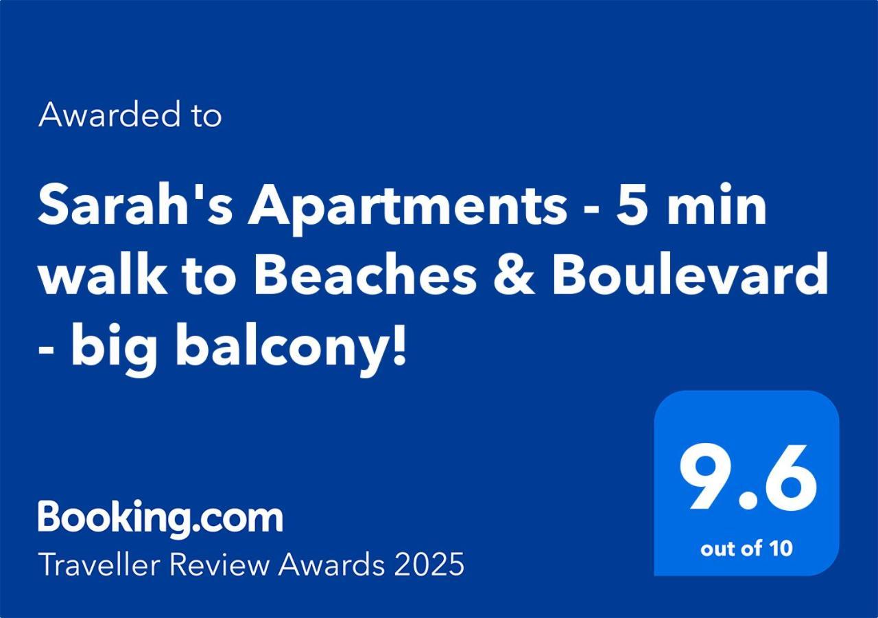 Sarah'S Apartments - 5 Min Walk To Beaches & Boulevard - Big Balcony! Sarandë 외부 사진
